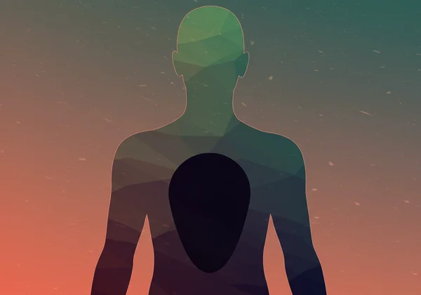 Person feeling empty, a void where joy should be.