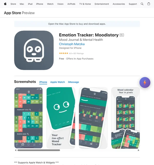 Emotion Tracker: Moodistory